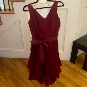 Red Burgundy dress